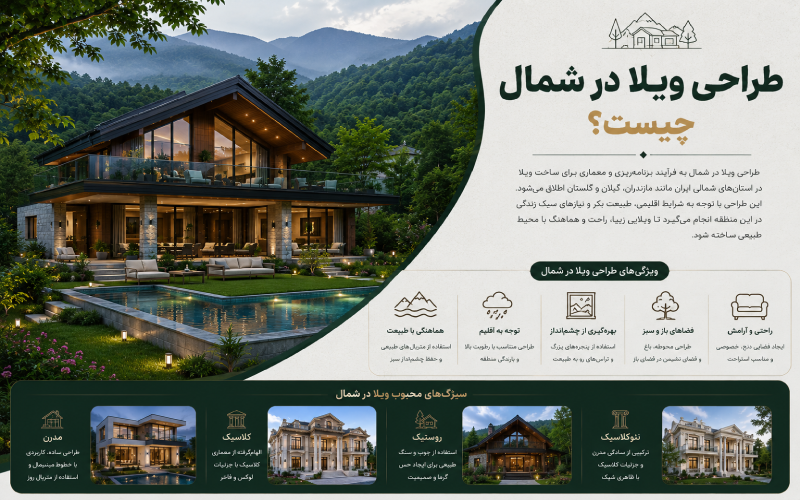 طراحی ویلا در شمال چیست؟